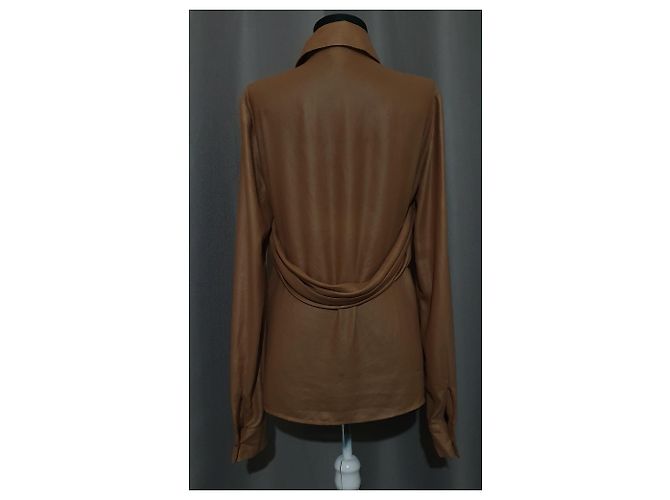 Camicia a pieghe Faith Connexion Marrone M - vista 3