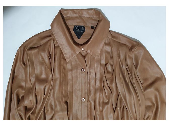Camicia a pieghe Faith Connexion Marrone M - vista 5