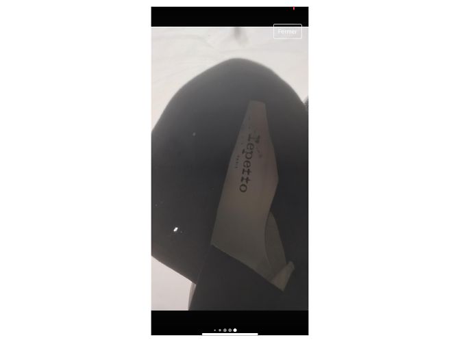 Stivaletti Repetto in pelle nera Nero - vista 3