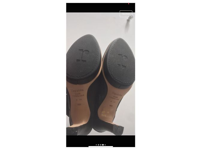 Stivaletti Repetto in pelle nera Nero - vista 4