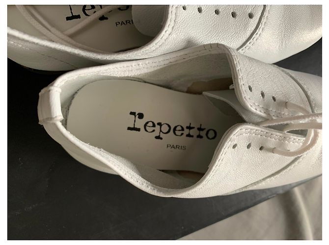 Autre Marque Scarpe Repetto modello zizi Bianco - vista 8