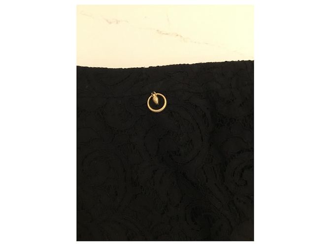 Falda Roberto Cavalli Class negra de viscosa Negro - vista 2