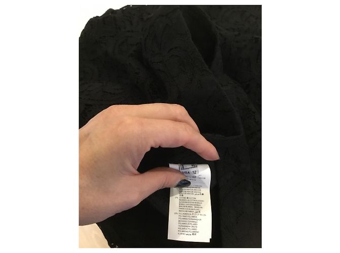 Falda Roberto Cavalli Class negra de viscosa Negro - vista 5