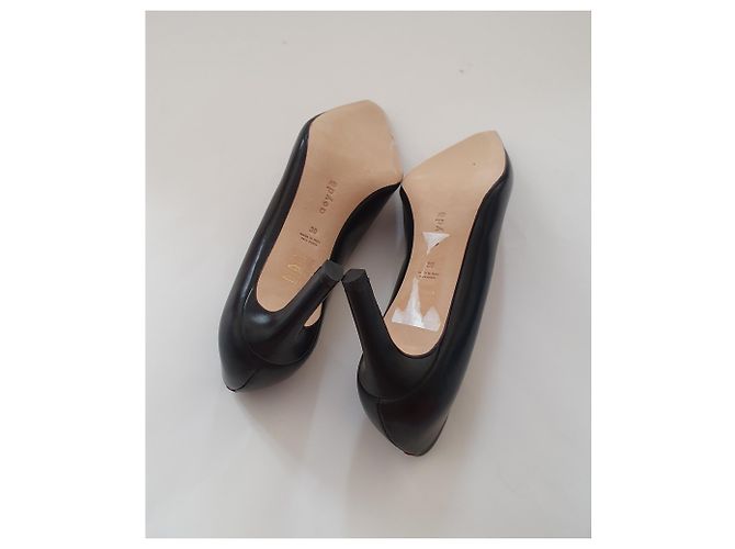 Décolleté Aeyde in pelle nera taglia 39 Nero - vista 5