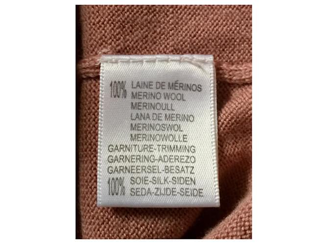 Cacharel Strickjacke Rosa Merinowolle Pink - Ansicht 6