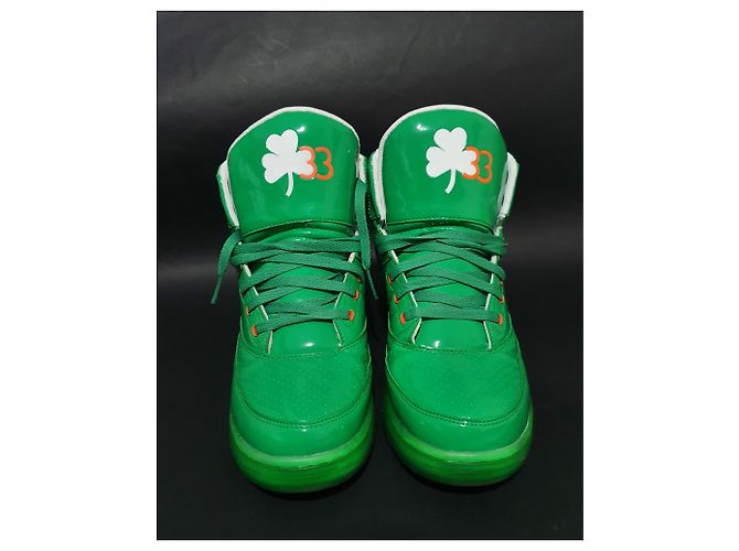 Sneakers alte Patrick Ewing Jelly Bean Patent Verde - vista 2