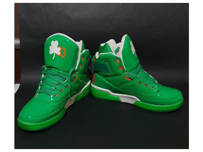 Sneakers alte Patrick Ewing Jelly Bean Patent Verde - vista 3