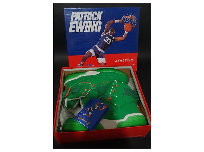 Sneakers alte Patrick Ewing Jelly Bean Patent Verde - vista 6