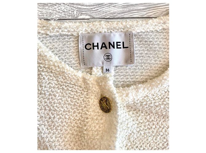Chanel Jackengröße 36 Weiß - Ansicht 3