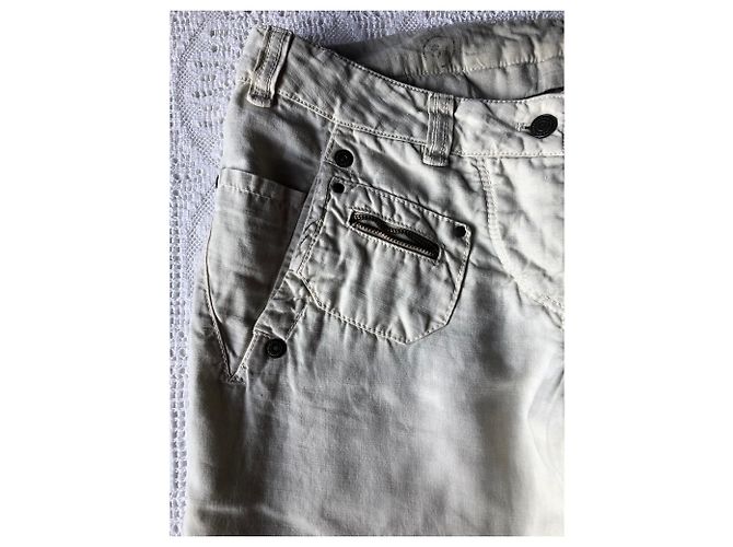 Weber Leinenhose Creme Roh - Ansicht 3