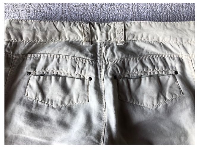 Weber Leinenhose Creme Roh - Ansicht 6