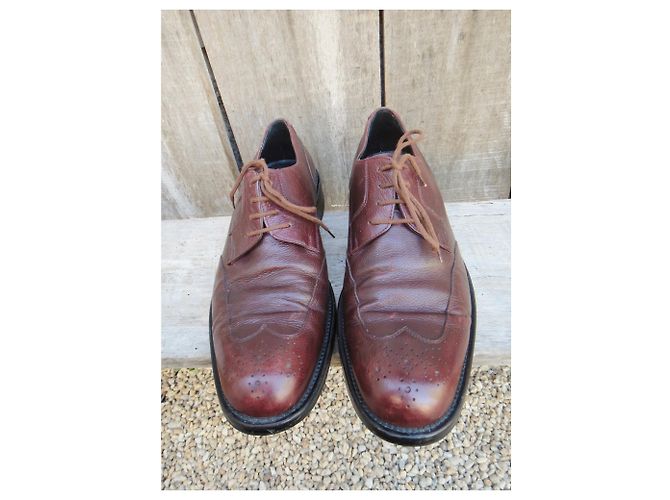 Derby Gucci in pelle marrone scuro 42 IT - vista 5