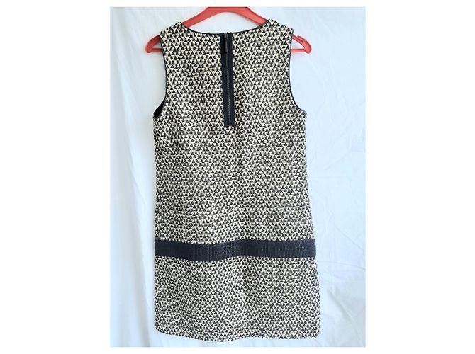 Vestido de algodón Cop Copine con inserciones de cuero Multicolor - vista 2