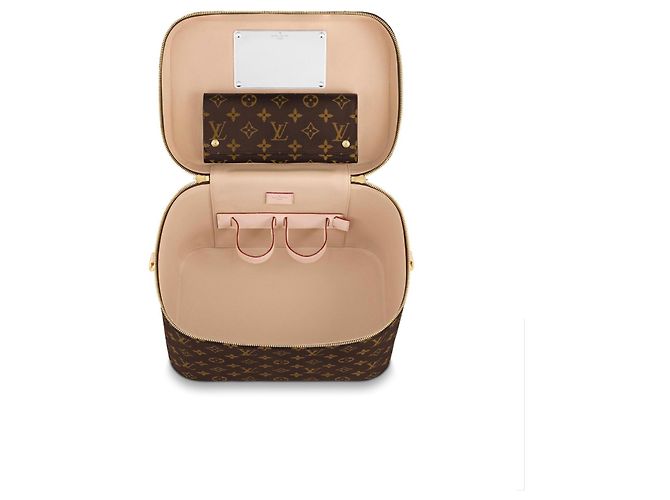 Louis Vuitton Nice Vanity Handbag LV Marrom - vista 3