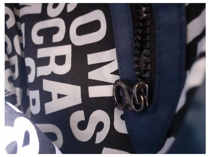 Bolso bandolera Marc Jacobs de lona acolchada azul marino - vista 4
