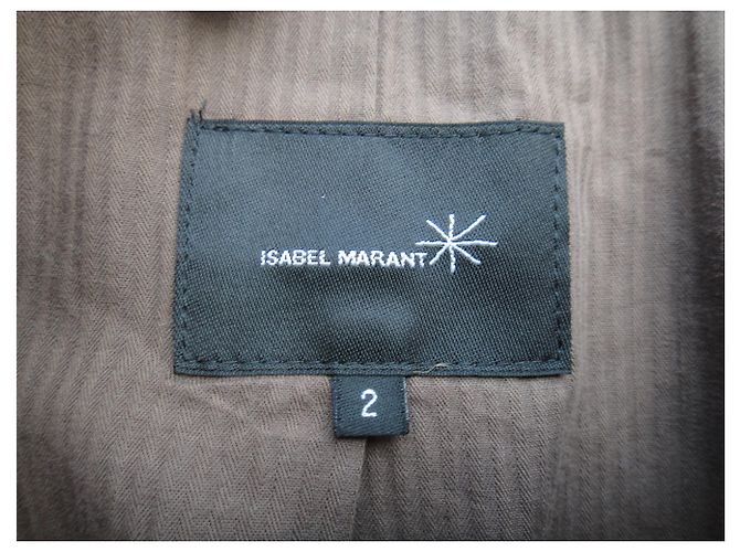 Abrigo Isabel Marant 38 Castaño - vista 3