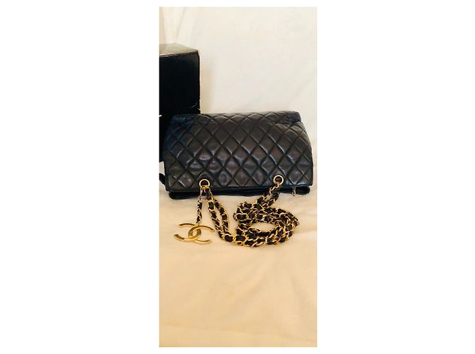 Mademoiselle Chanel Sacolas Preto Dourado - vista 3