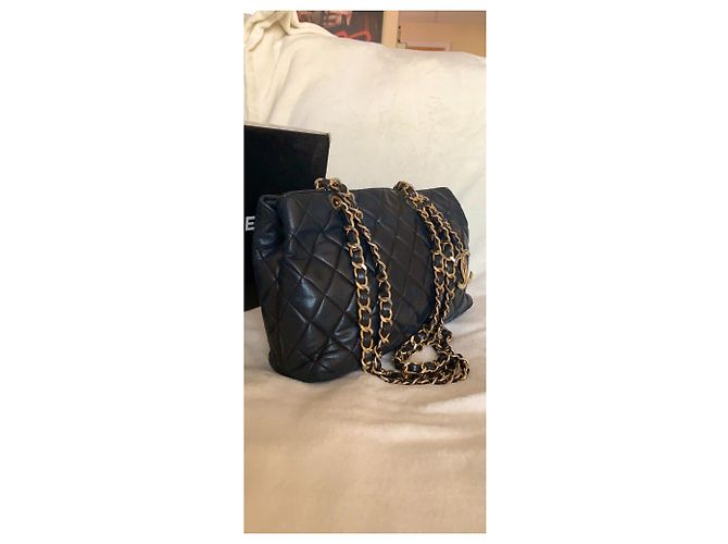 Mademoiselle Chanel Sacolas Preto Dourado - vista 5