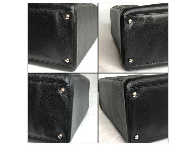 Chanel 35 Borsa tote Executive Cerf nera Nero - vista 11