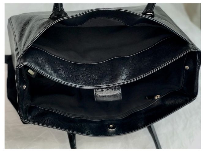 Chanel 35 Borsa tote Executive Cerf nera Nero - vista 13