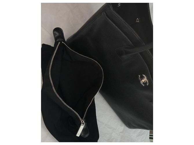Chanel 35 Borsa tote Executive Cerf nera Nero - vista 19