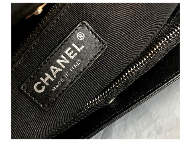 Chanel 35 Borsa tote Executive Cerf nera Nero - vista 21