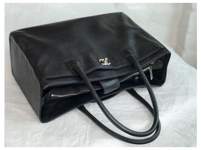 Chanel 35 Borsa tote Executive Cerf nera Nero - vista 23