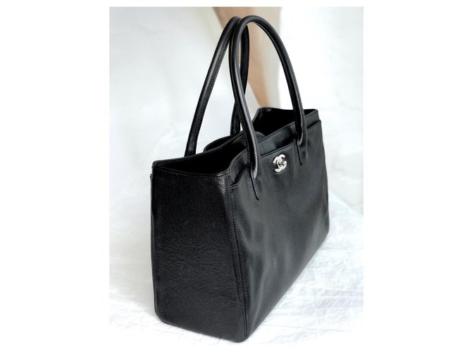 Chanel 35 Borsa tote Executive Cerf nera Nero - vista 6