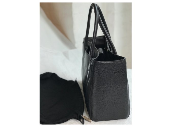 Chanel 35 Borsa tote Executive Cerf nera Nero - vista 8
