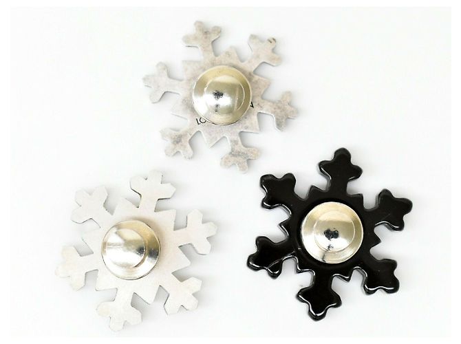 Spilla a fiocco di fiocco di neve Louis Vuitton Nero - vista 2