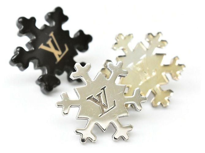 Spilla a fiocco di fiocco di neve Louis Vuitton Nero - vista 3