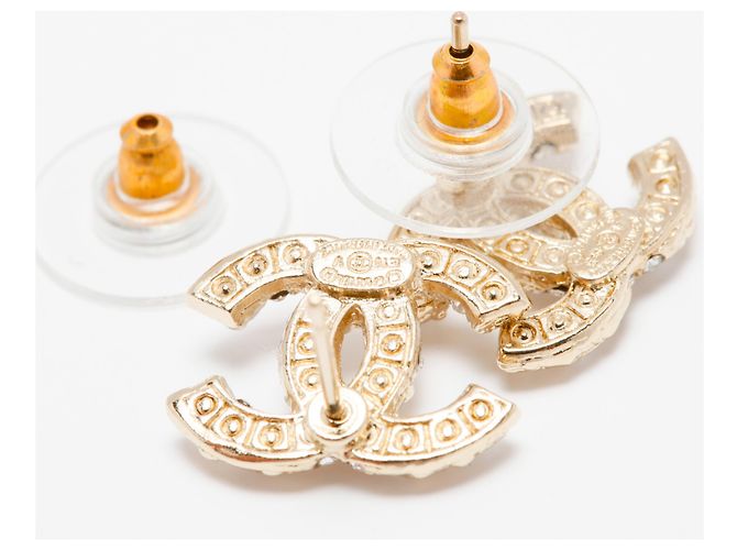 Chanel CC DIAMANTEN UND PERLEN Golden - Ansicht 3