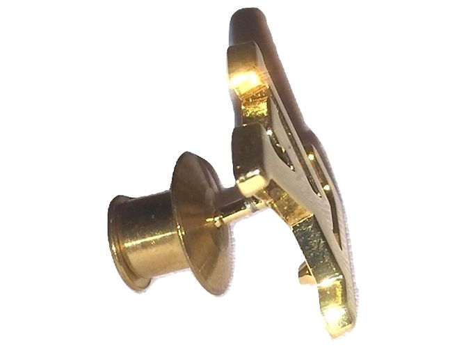LOUIS VUITTON jacket pin. Golden - view 3