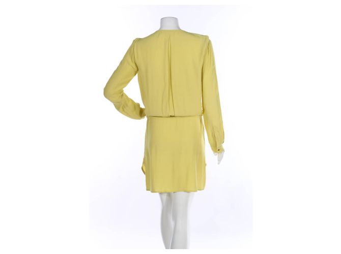 Abito giallo in seta e rayon Diane Von Furstenberg - vista 2