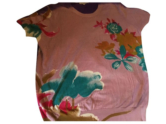 Maglione Etro a maniche corte stampato bicolore in cotone Multicolore - vista 2