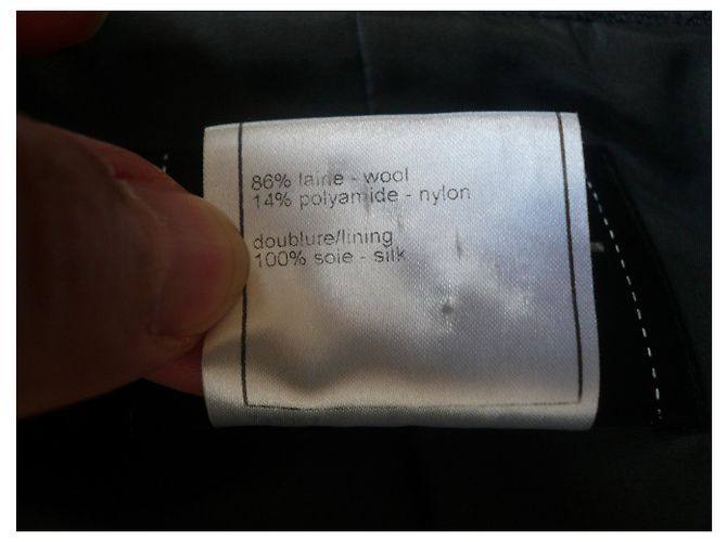 CHANEL Dunkelgraue Tweedjacke T.38 - Ansicht 7