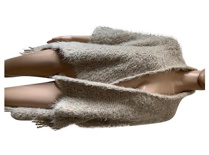 Impérial Strickpullover Beige Acryl Größe S - Ansicht 2