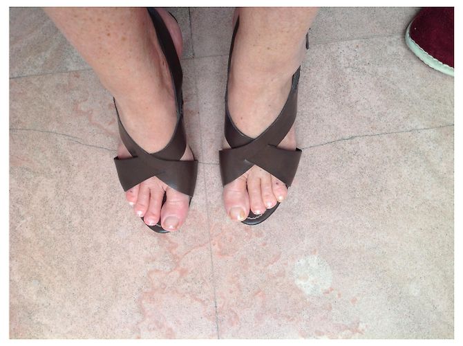 Sandali Ash in pelle marrone - vista 6