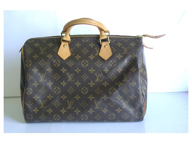 Louis Vuitton Speedy 35 Monogramm Hellbraun - Ansicht 2