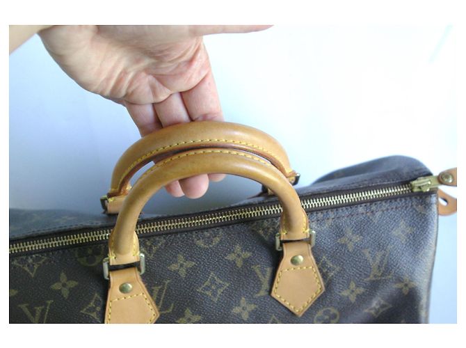 Louis Vuitton Speedy 35 Monogramm Hellbraun - Ansicht 3