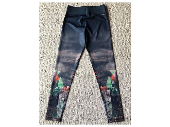 Adidas Performance tights skyscraper and clouds pattern Multiple colors - view 4
