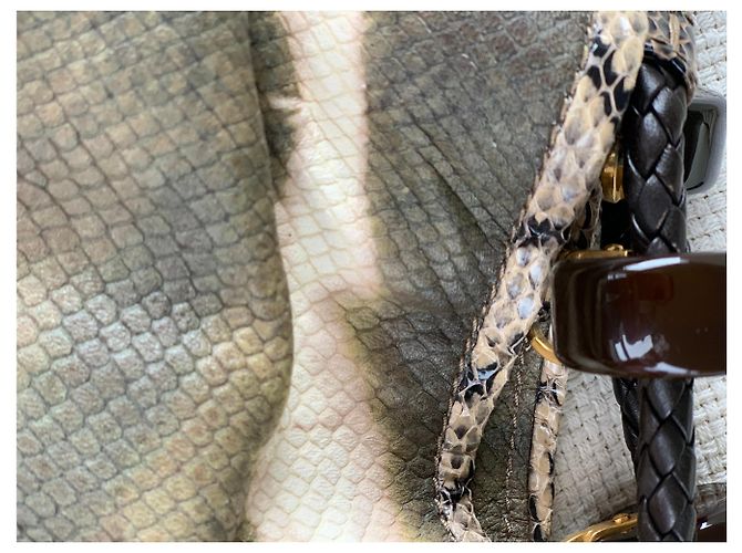 Jimmy Choo Borsa da donna da collezione Cachi - vista 3