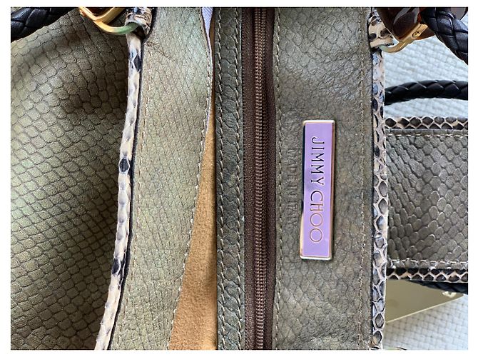 Jimmy Choo Borsa da donna da collezione Cachi - vista 5