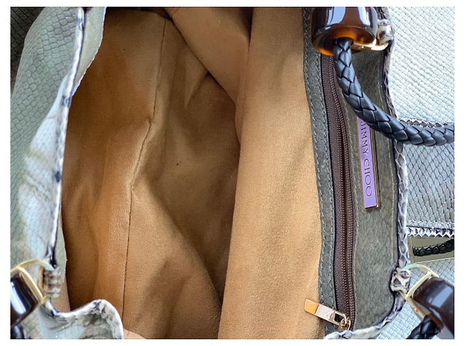 Jimmy Choo Borsa da donna da collezione Cachi - vista 6