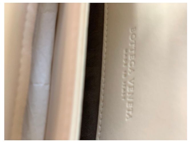 Bolsa de mão Bottega Veneta em couro de bezerro trançado e python envernizado - vista 9