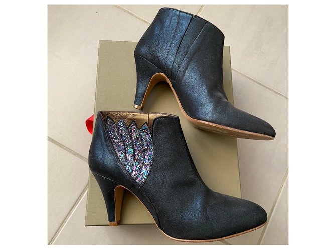 Patricia Blanchet Botines Azul marino - vista 2