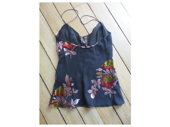 Christian Dior Camisón de seda, taille 38. Multicolor - vista 3