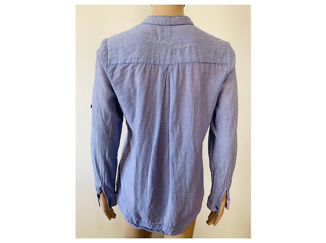 Top de algodón azul Desigual Talla S - vista 3