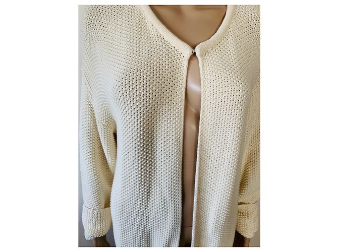Autre Marque Part Two W Tesandra Cardigan Creme Baumwolle Gr L - Ansicht 2