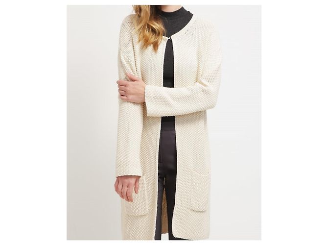Autre Marque Part Two W Tesandra Cardigan Creme Baumwolle Gr L - Ansicht 5